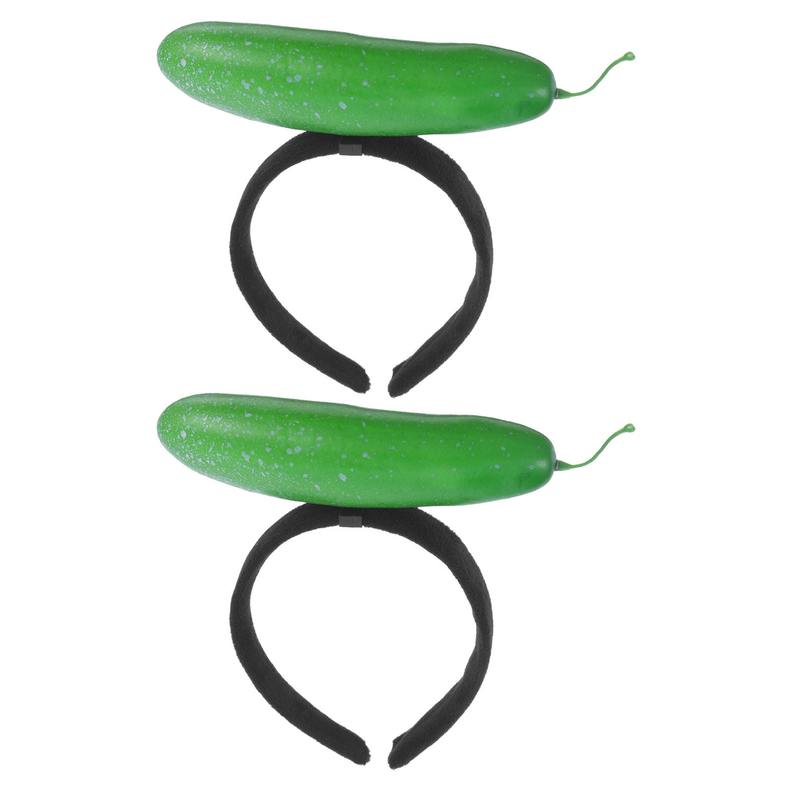 Hair Care Vegetables - 2 Diademas Divertidas de Pepino, Aro