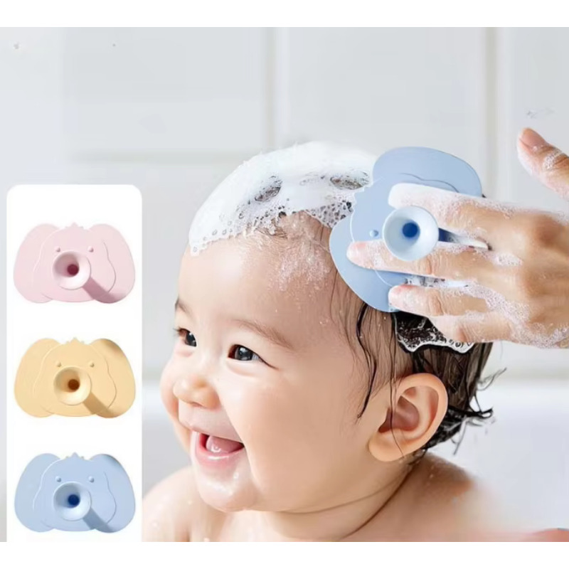 Hair Care For Baby - Cepillo de champú de silicona para
