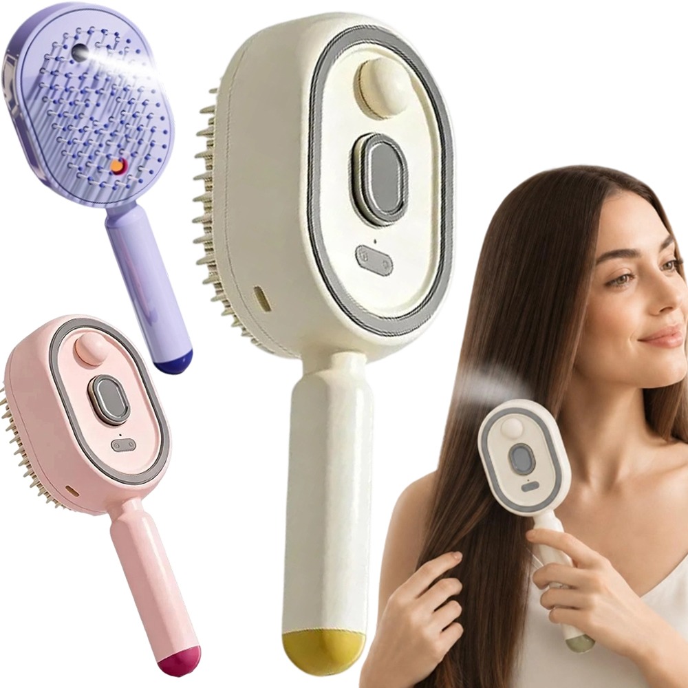 Hair Care Essence Oil Spray - Peine de Masaje Multifuncional, Masajeador Eléctrico