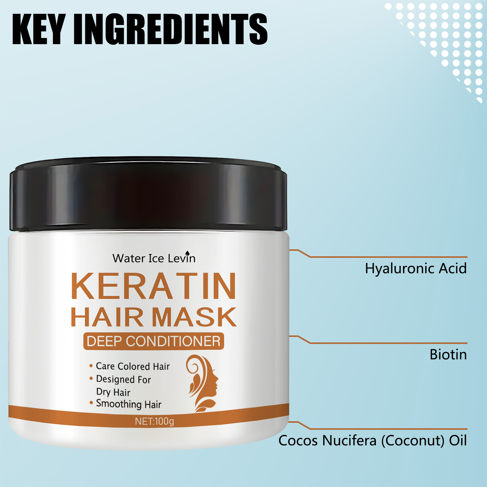 Mascarilla capilar de queratin - Deep Conditioner Mask reseña y precio