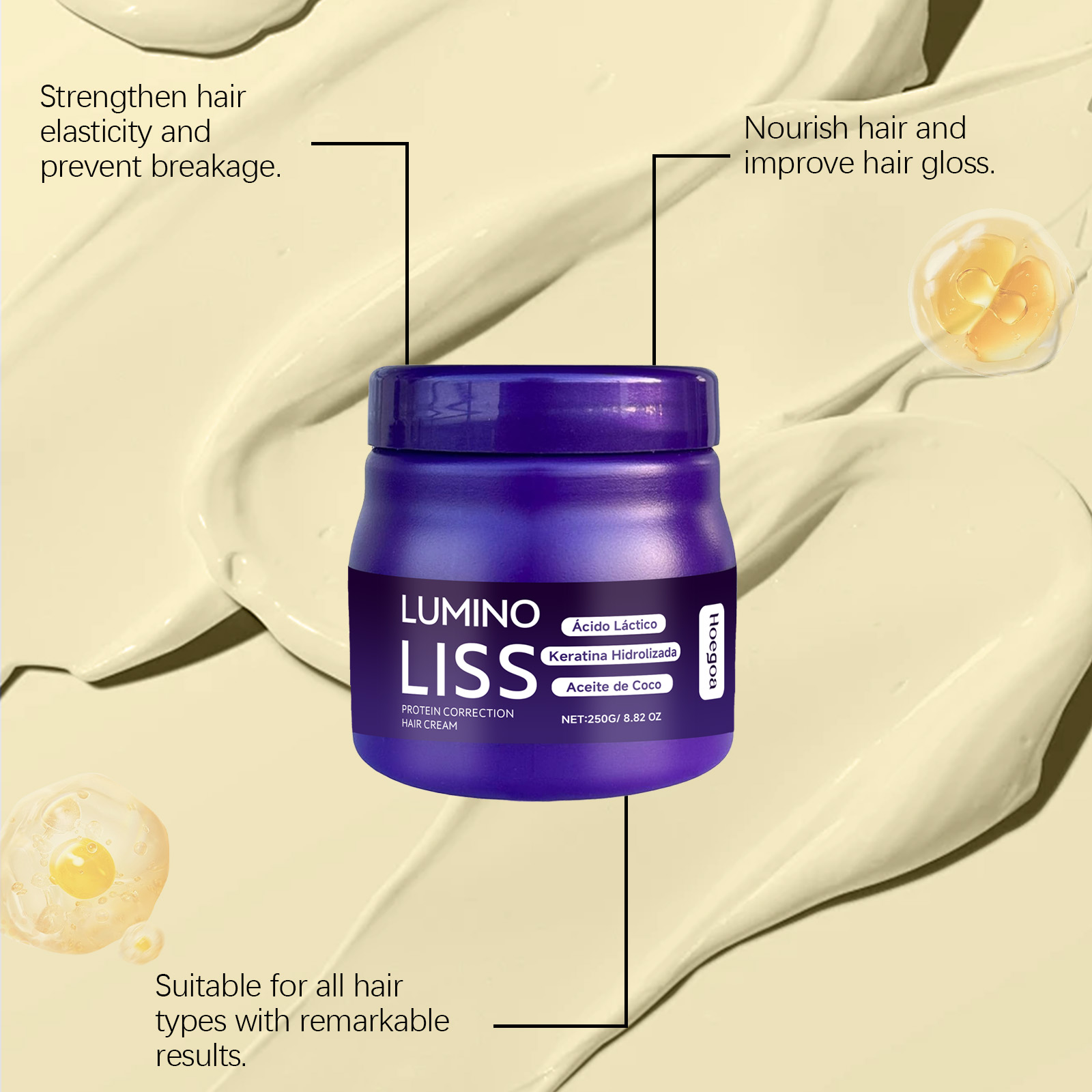 Crema correctora de proteínas  - Deep Conditioner Mask reseña y precio