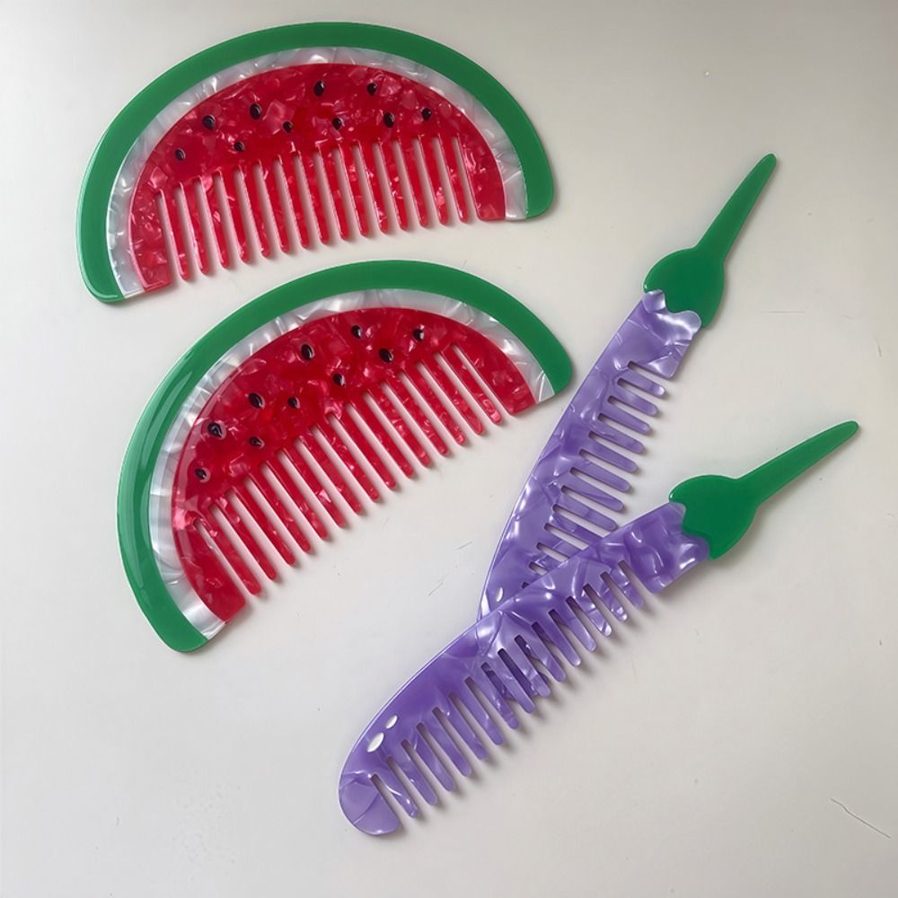 Peine de acetato de tulipán pa - Hair Care Vegetables reseña y precio