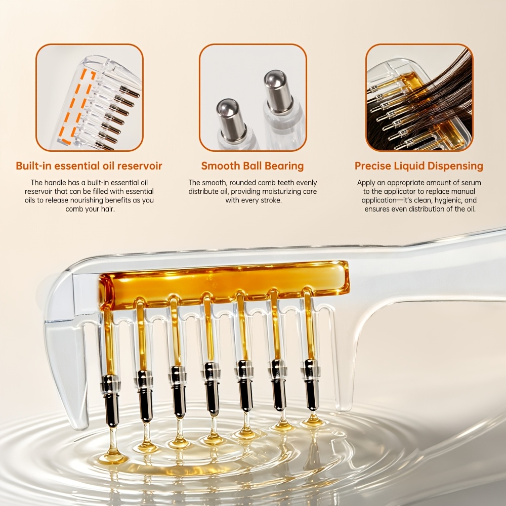 Peine Portátil Transparente pa - Hair Care Oil Serum reseña y precio