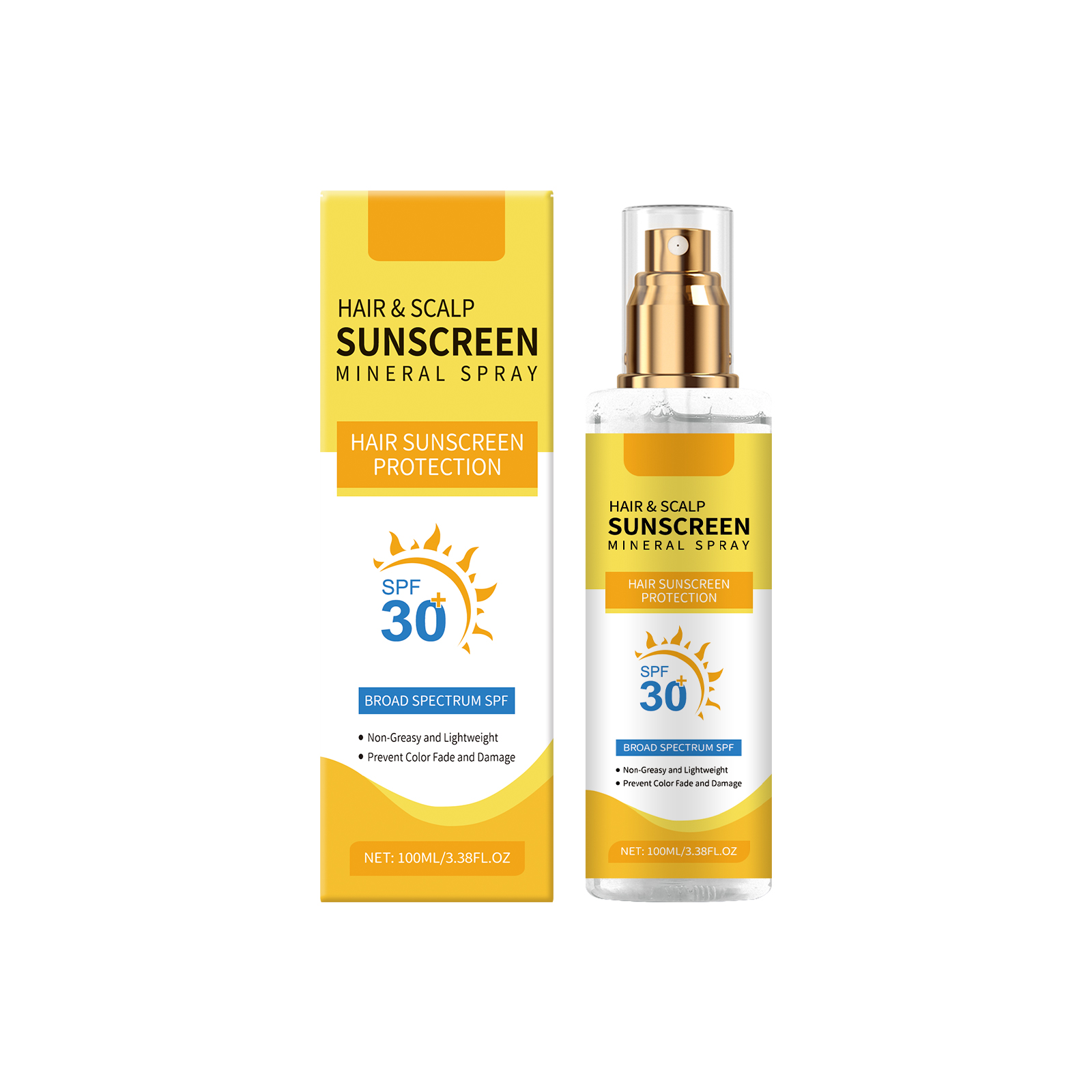 Spray protector solar para el  - Hair Care Set reseña y precio