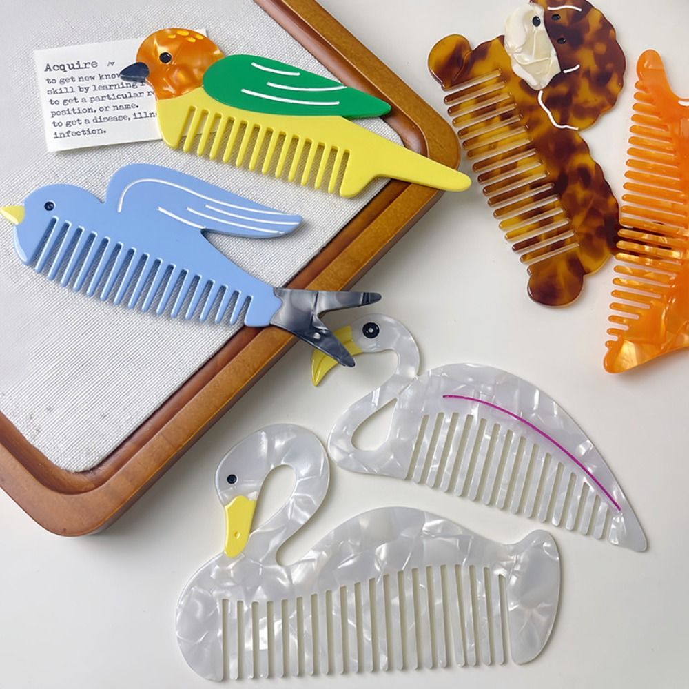 Peine de acetato de tulipán pa - Hair Care Vegetables reseña y precio