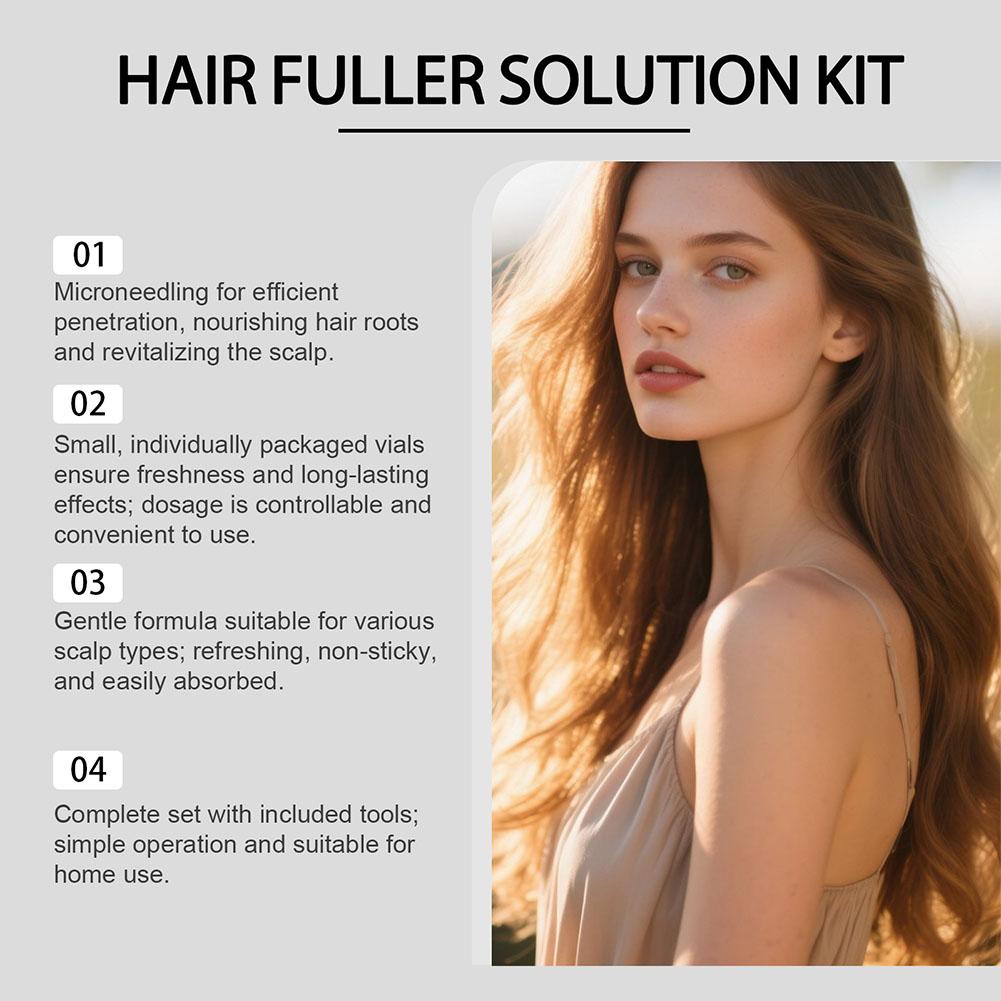 Set de Rodillo de Microagujas  - Hair Care Oil Serum reseña y precio
